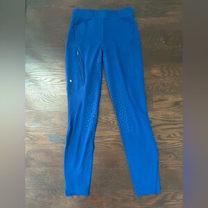 Willit peacock blue Women's Fleece-Lined, fullseat equestrian breeches